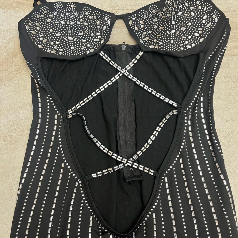 Black Beaded Dress